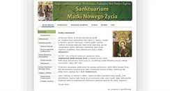 Desktop Screenshot of parafia-zagorz.pl